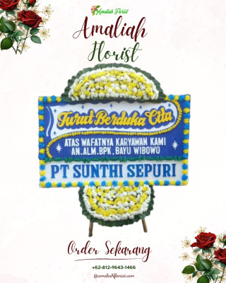 Papan Bunga Duka di Cigoong