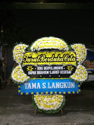 Papan Bunga Duka di Cigoong
