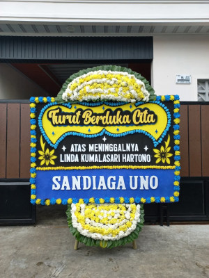 Papan Bunga Duka di Cigoong